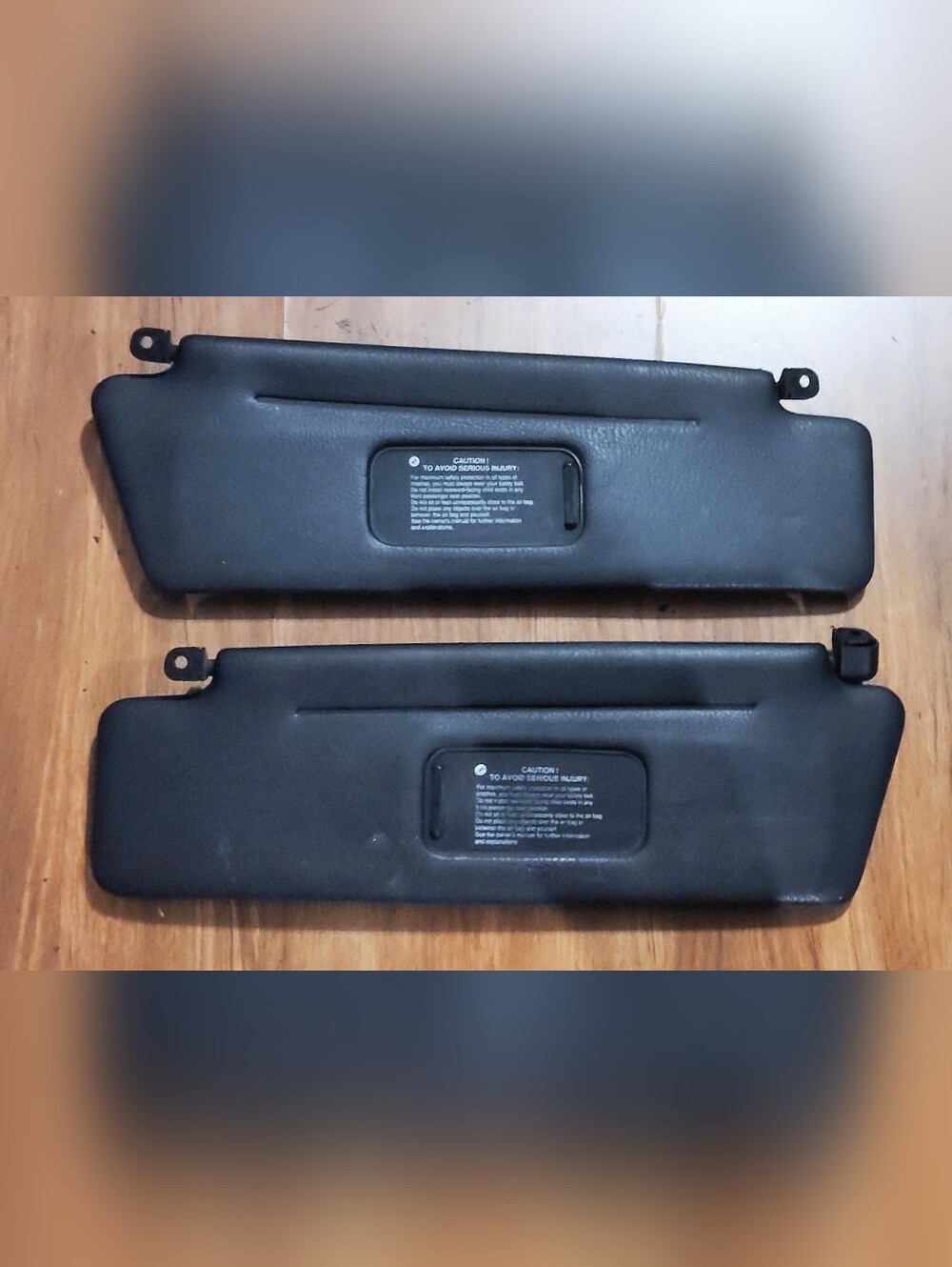 BMW 3 Series E36 1994-1998 Convertible Sun Visor Pair Black Oem Set Of 2